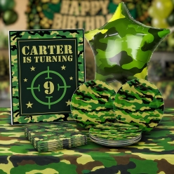 *Army Camouflage Party Pack for 10